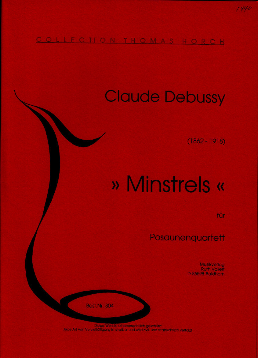 Debussy, Minstrels (Ruth Vollert, Musikverlag)