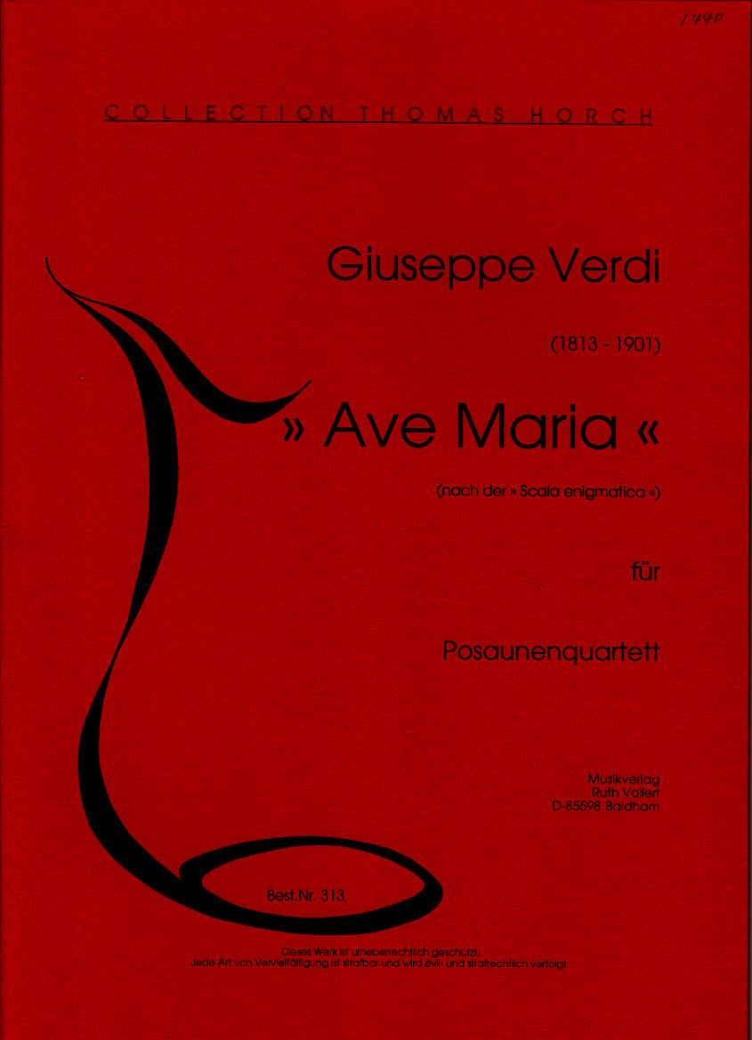 Verdi, Ave Maria (Ruth Vollert, Musikverlag)