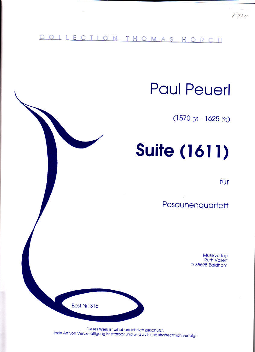 Peuerl, Suite (1611) (Ruth Vollert, Musikverlag)