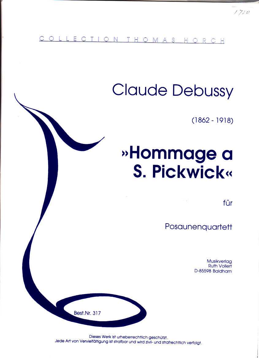 Debussy, Hommage a S. Pickeick (Ruth Vollert, Musikverlag)