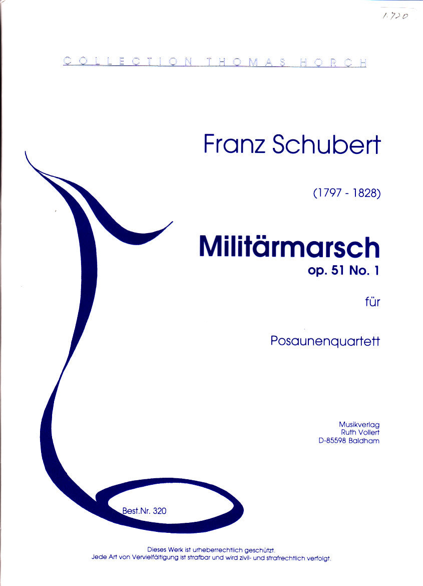 Schubert, Millitarmarsch op. 51/1 (Ruth Vollert, Musikverlag)