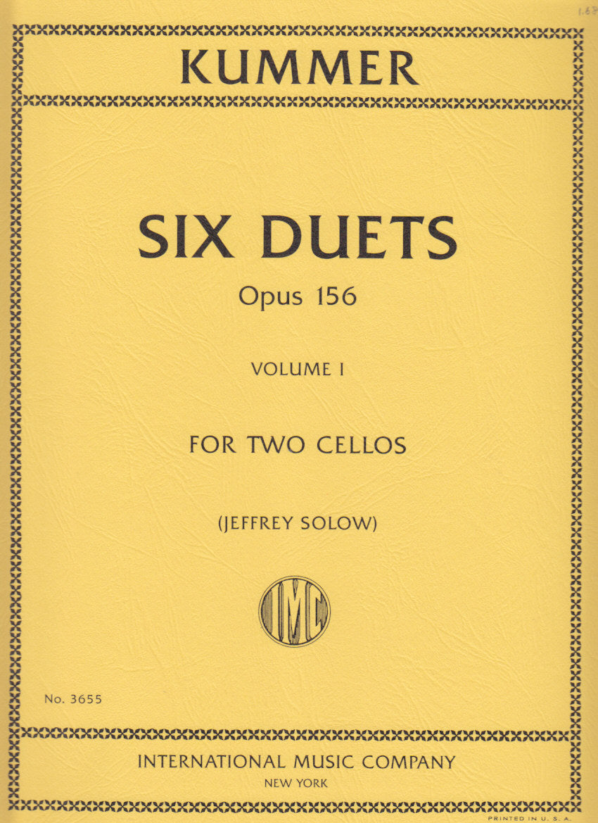 Kummer, 6 Duets op. 156, I (Solow) (IMC)