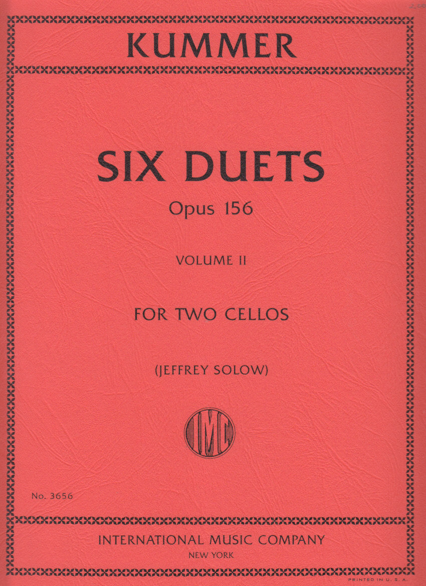 Kummer, 6 Duets op. 156, II (Solow) (IMC)