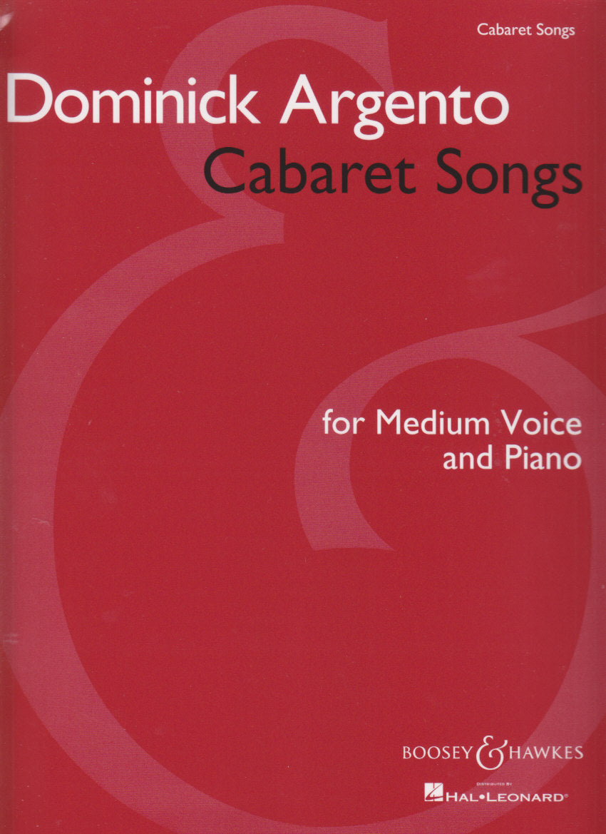 Argento, Cabaret Songs (Med,Pf) (Boosey)