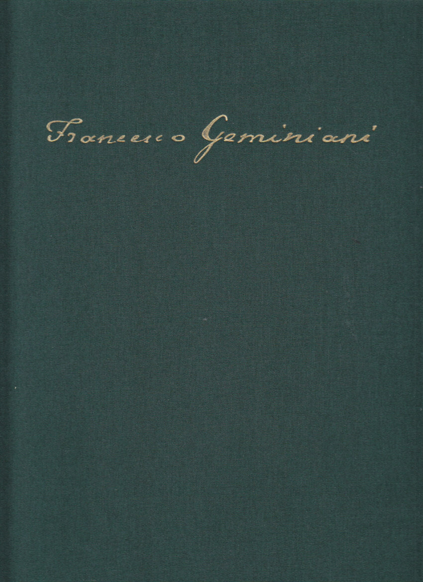 Geminiani, Opera omnia 6: Conc. op. 7 (Ut Orpheus)