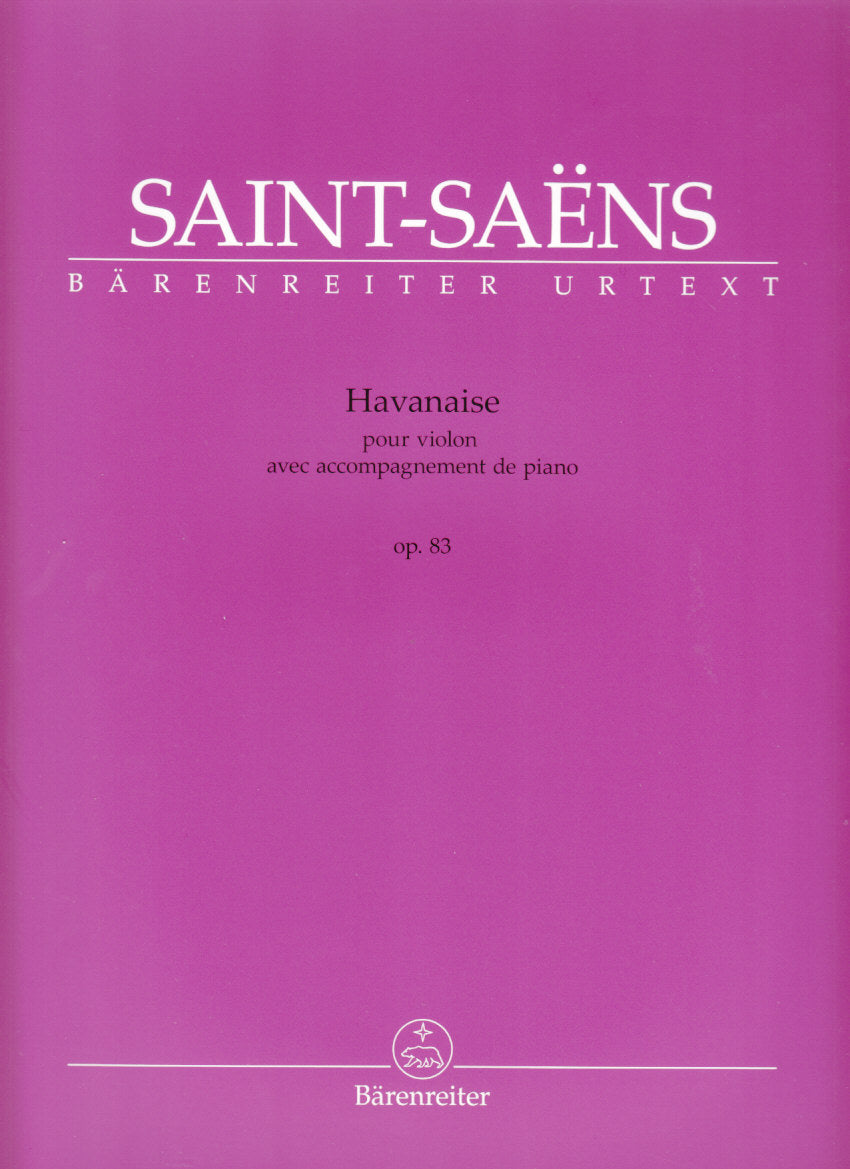 Saint-Saens, Havanaise op. 83 (Baur) (Barenreiter)