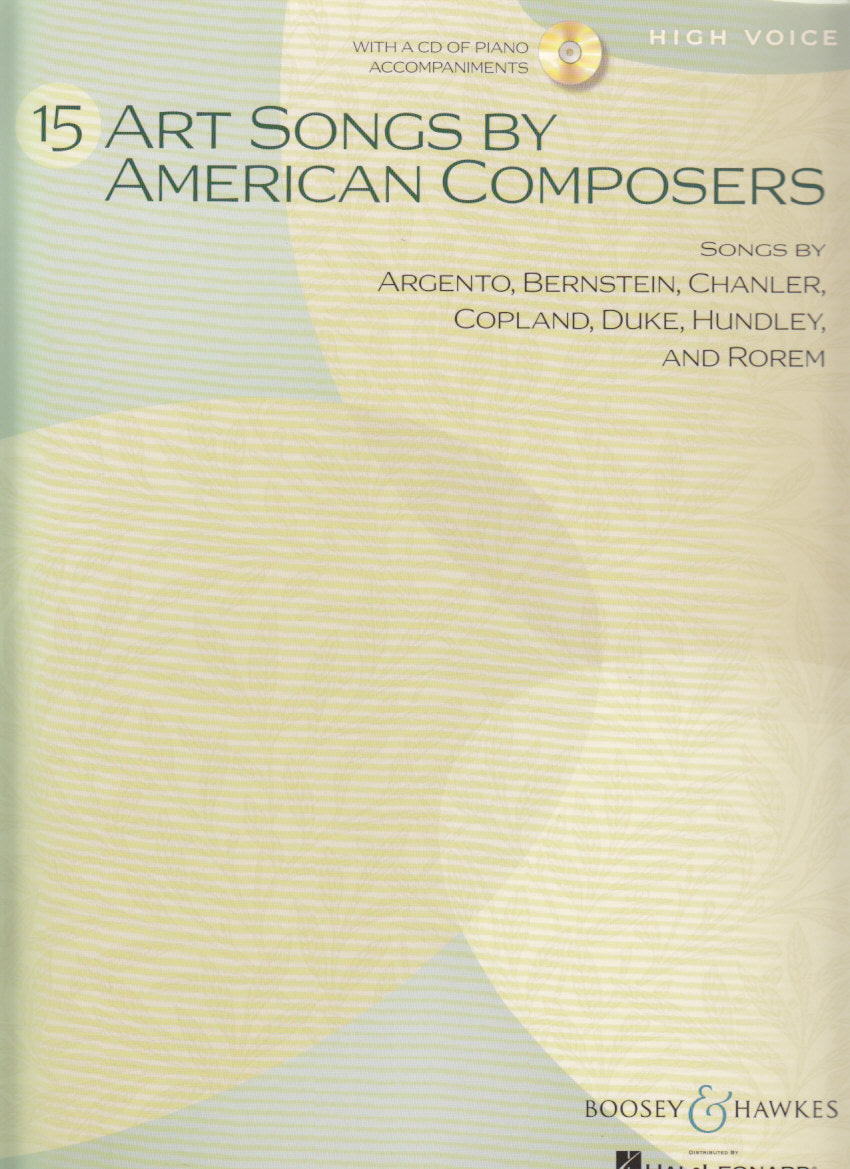 15 Art Songs by American Composers H (Boosey)