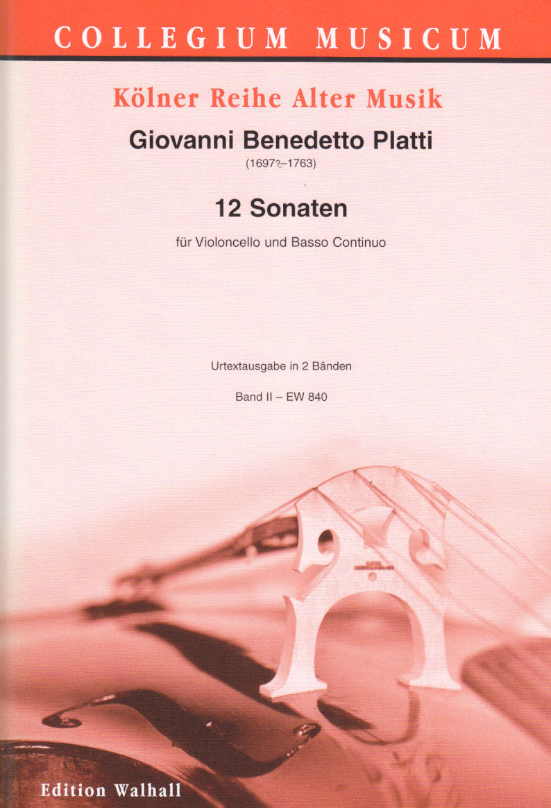 Platti, 12 Sonaten, 2: 7-12 (Vc,Bc) (Walhall)