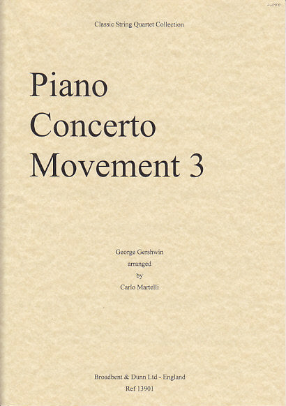 Gershwin, Concerto for Piano, Movement 3 (Broadbent & Dunn)