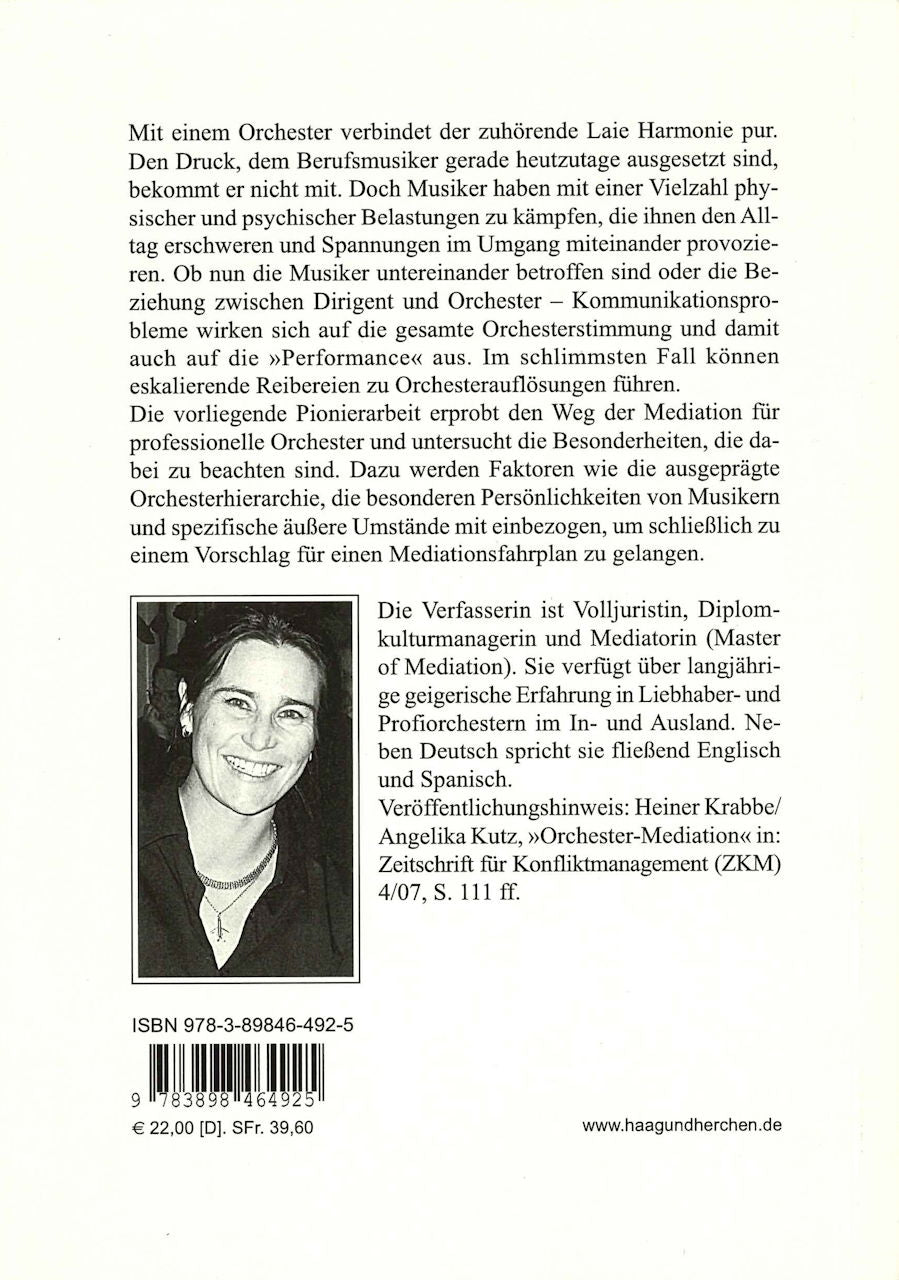 Kutz, Mediation als Instrument zur (Haag + Herchen)