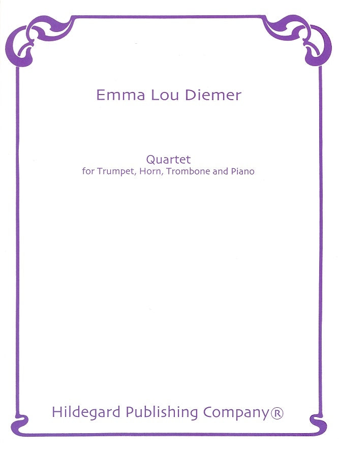 Diemer, Quartet (Trp,Hn,Tbn,Pf) (Hildegard Publishing)