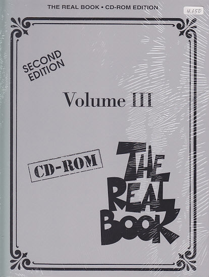 Real Book 3: C Edition on CD-ROM (Hal Leonard)