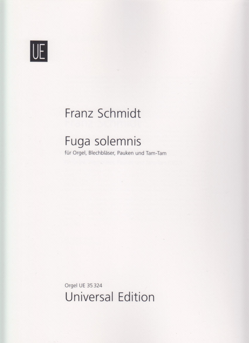 Schmidt, Fuga solemnis (Org part) (Universal)