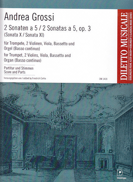 Grossi, 2 Sonaten a 5, aus op. 3 (Doblinger)