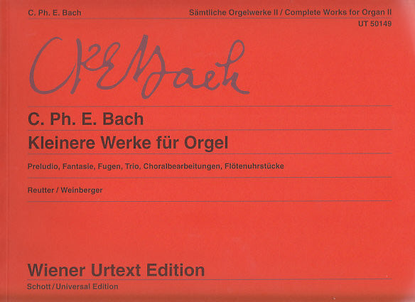 Bach,C.P.E., Kleinere Werke (Wiener Urtext Edition)