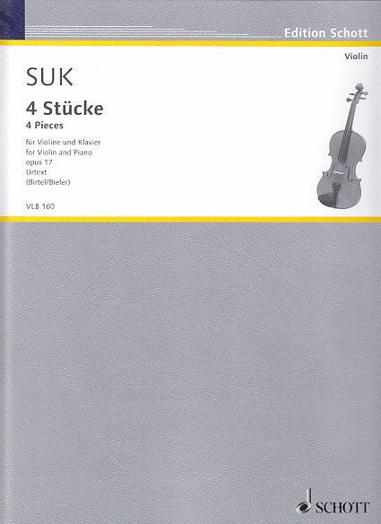 Suk, 4 Stucke op. 17 (Schott)