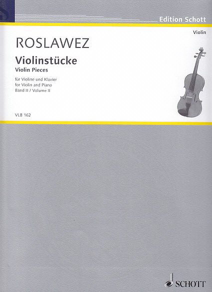 Roslavets, Violinstucke 2 (Schott)