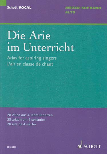Arie im Unterricht (Mezzo/Alt,Pf) (Schott)
