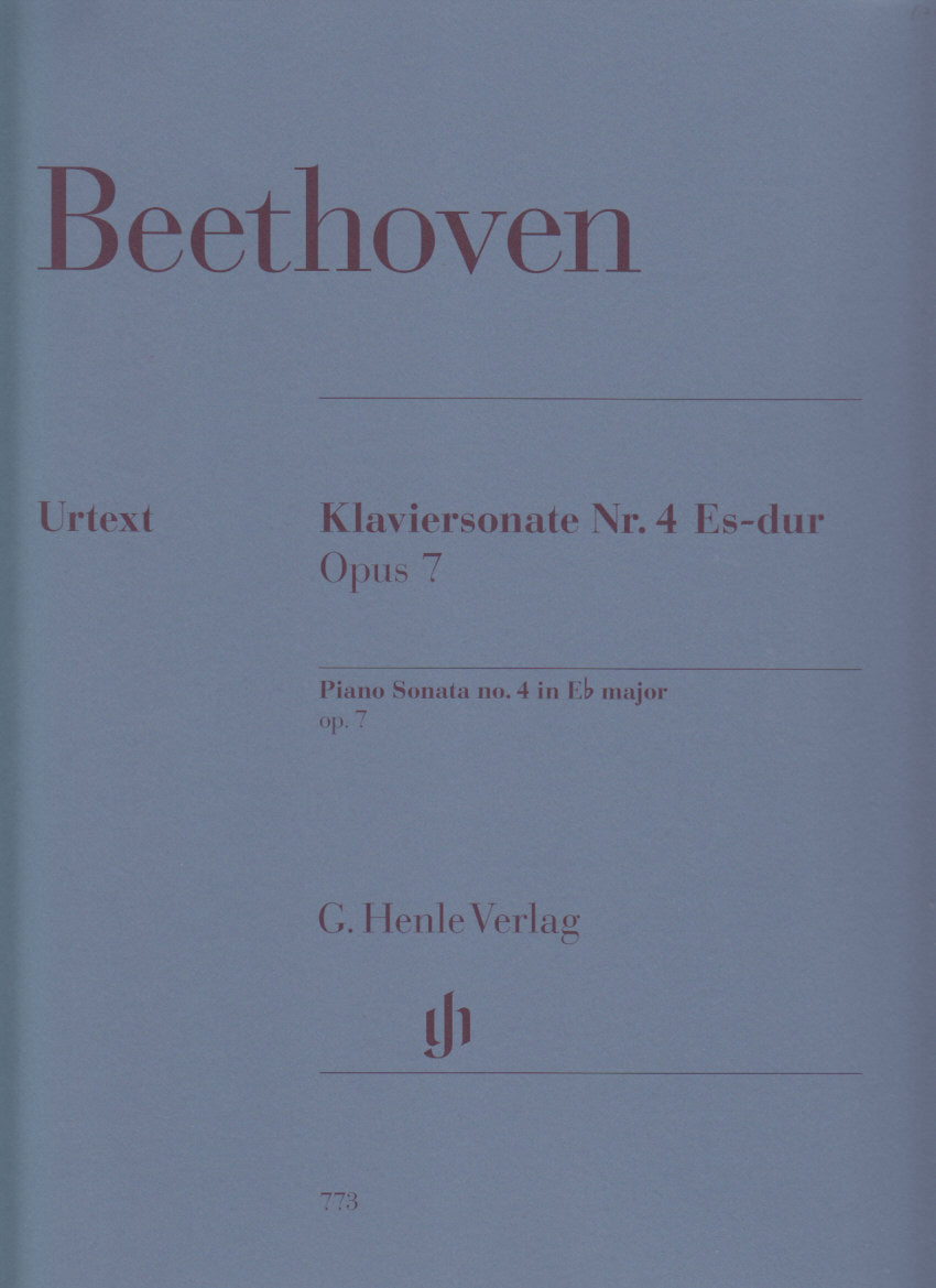 Beethoven, Sonata No. 4 in Eb op. 7 (Henle)