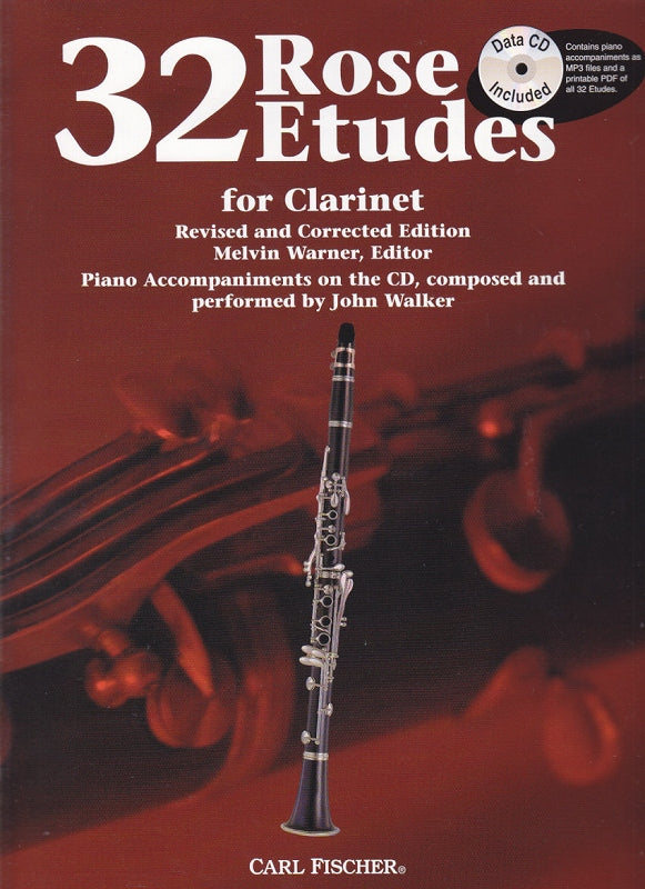 Rose, 32 Etudes (+Online Materials) (Carl Fischer)