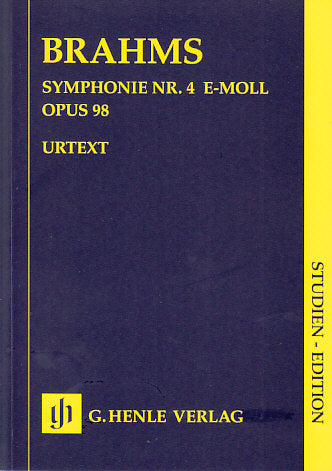 Brahms, Symphony No. 4 in e op. 98 (Henle)
