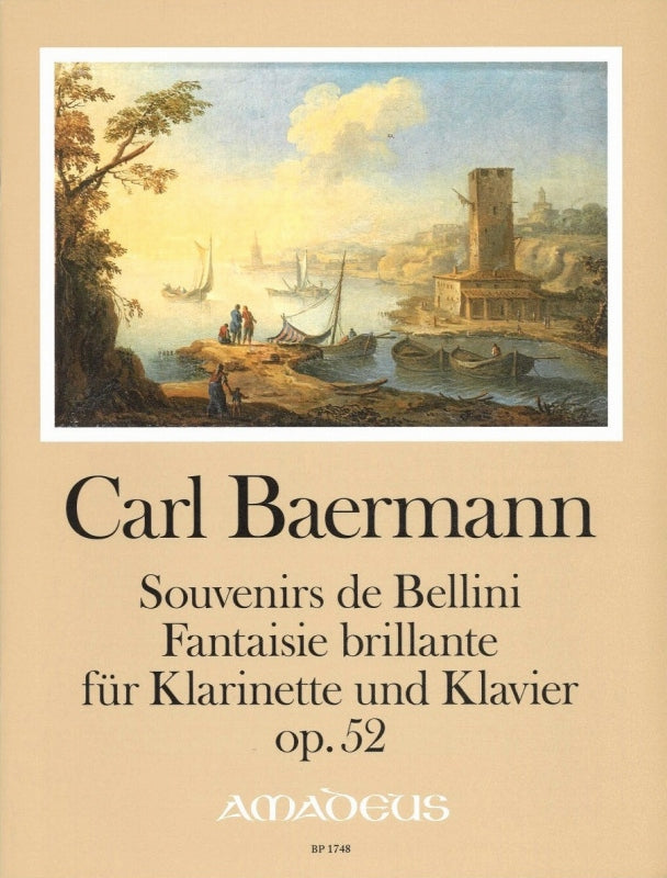 Baermann, Souvenirs de Bellini op. 52 (Amadeus Verlag)