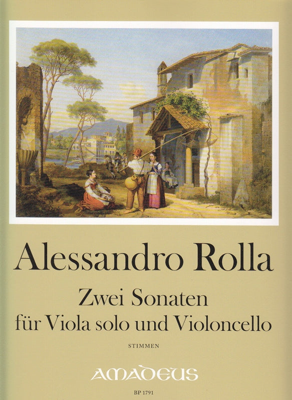 Rolla, 2 Sonaten (Va,Vc) (Amadeus Verlag)