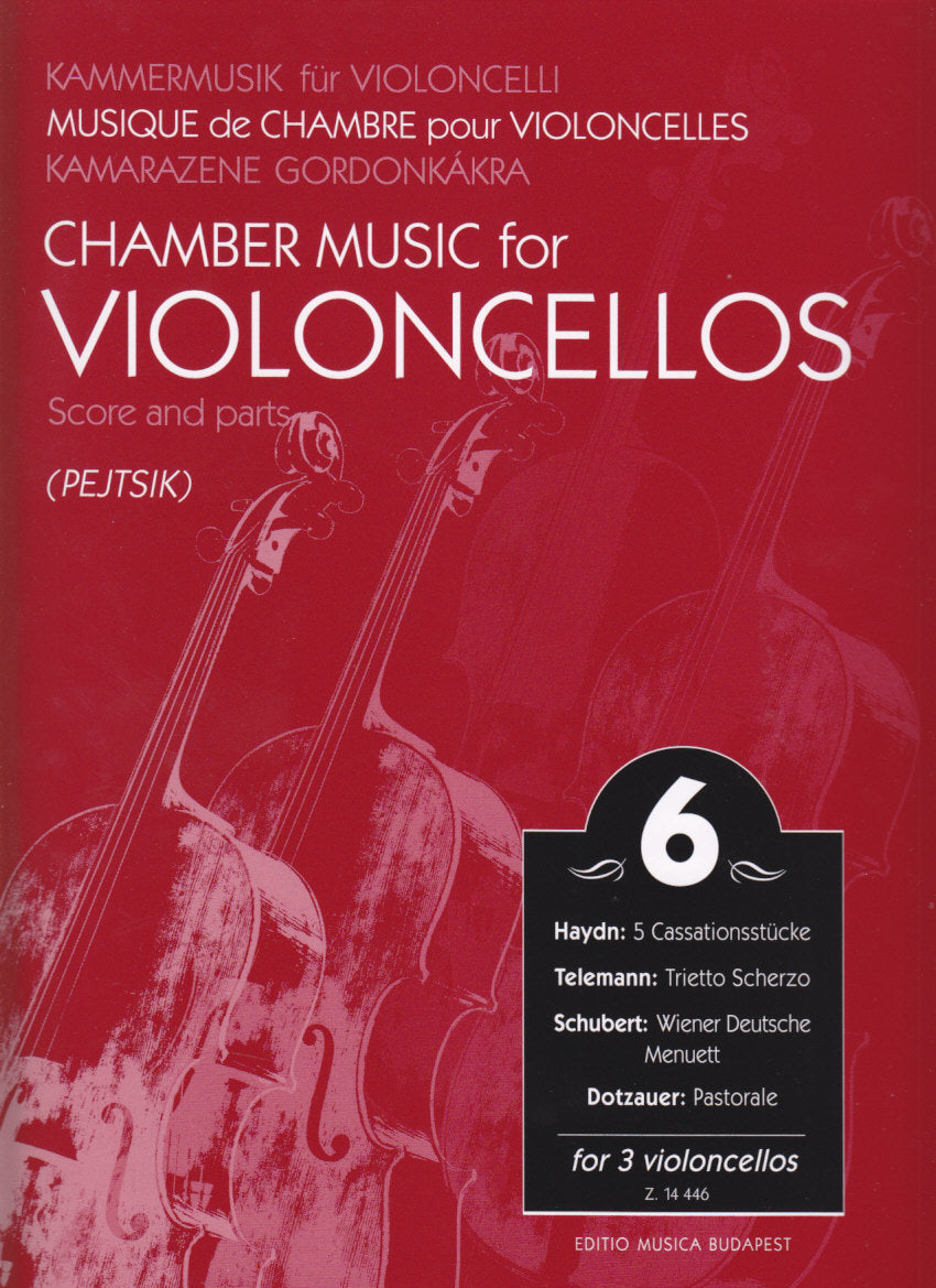 Chamber Music for Violoncellos 6 (3Vc) (Editio Musica Budapest)