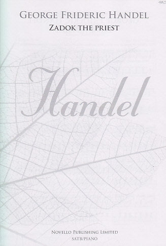 Handel, Zadok the Priest (SSATB,Pf) (Novello)