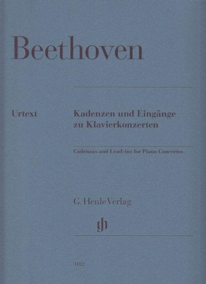 Beethoven, Kadenzen und Eingange (Henle)