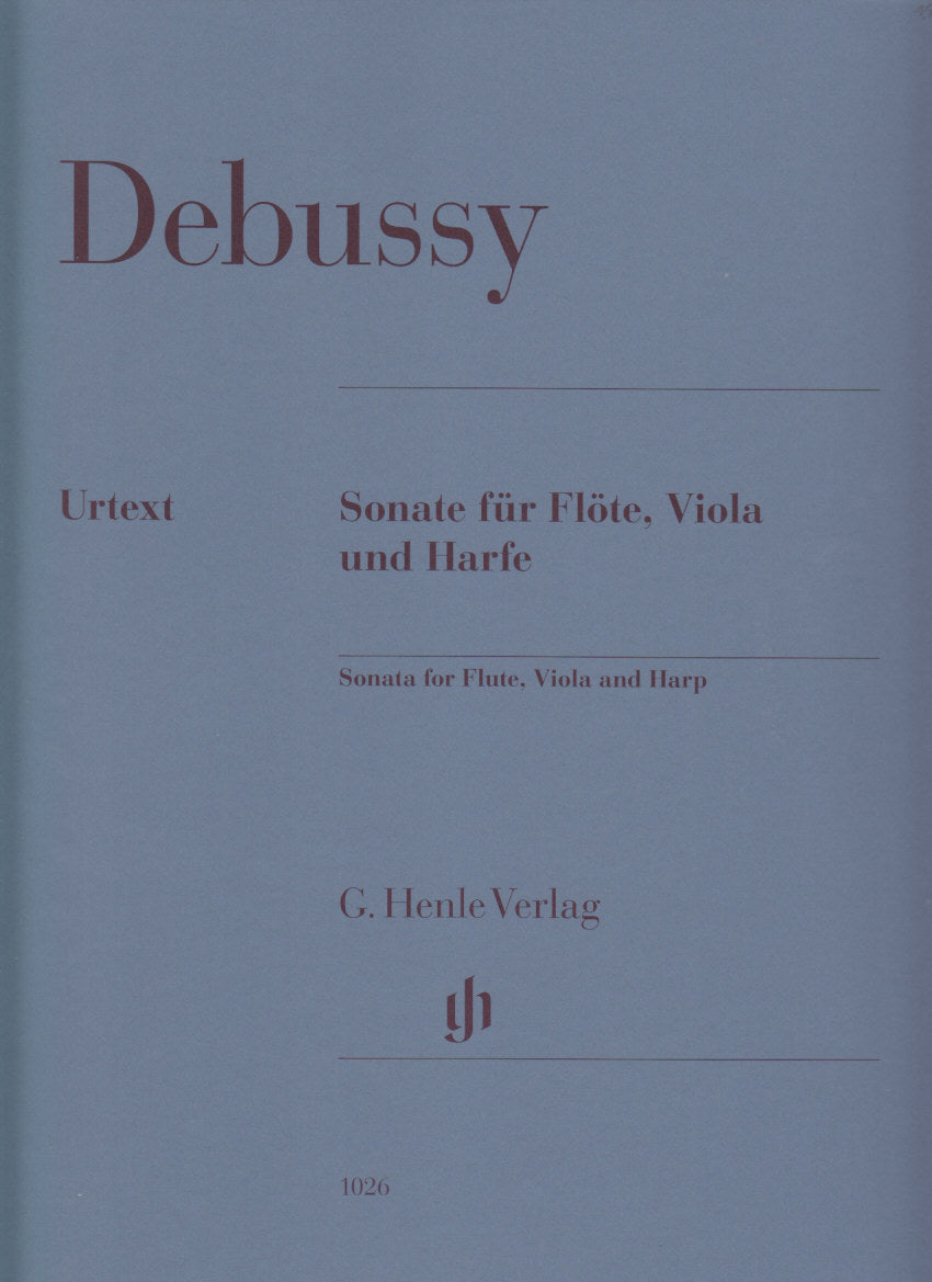 Debussy, Sonate (Fl,Va,Hrp) (Henle)