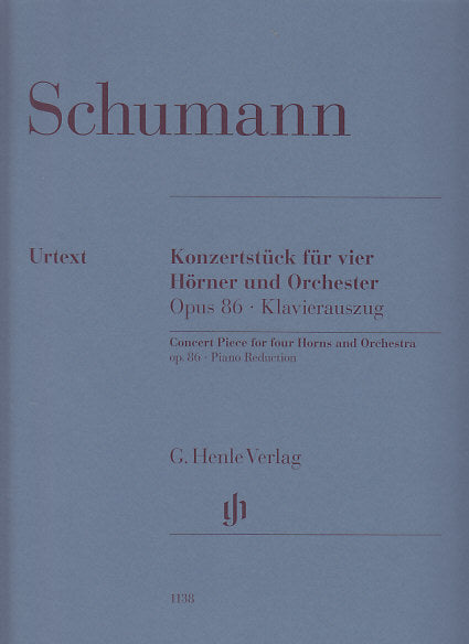 Schumann, Konzertstuck op. 86 (4Hn,Pf) (Henle)
