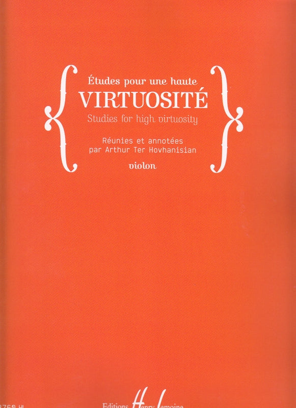 Etudes pour une haute virtuosite (Lemoine)