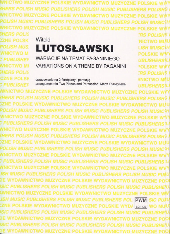 Lutoslawski, Paganini Var. (2Pf,2Perc) (PWM)
