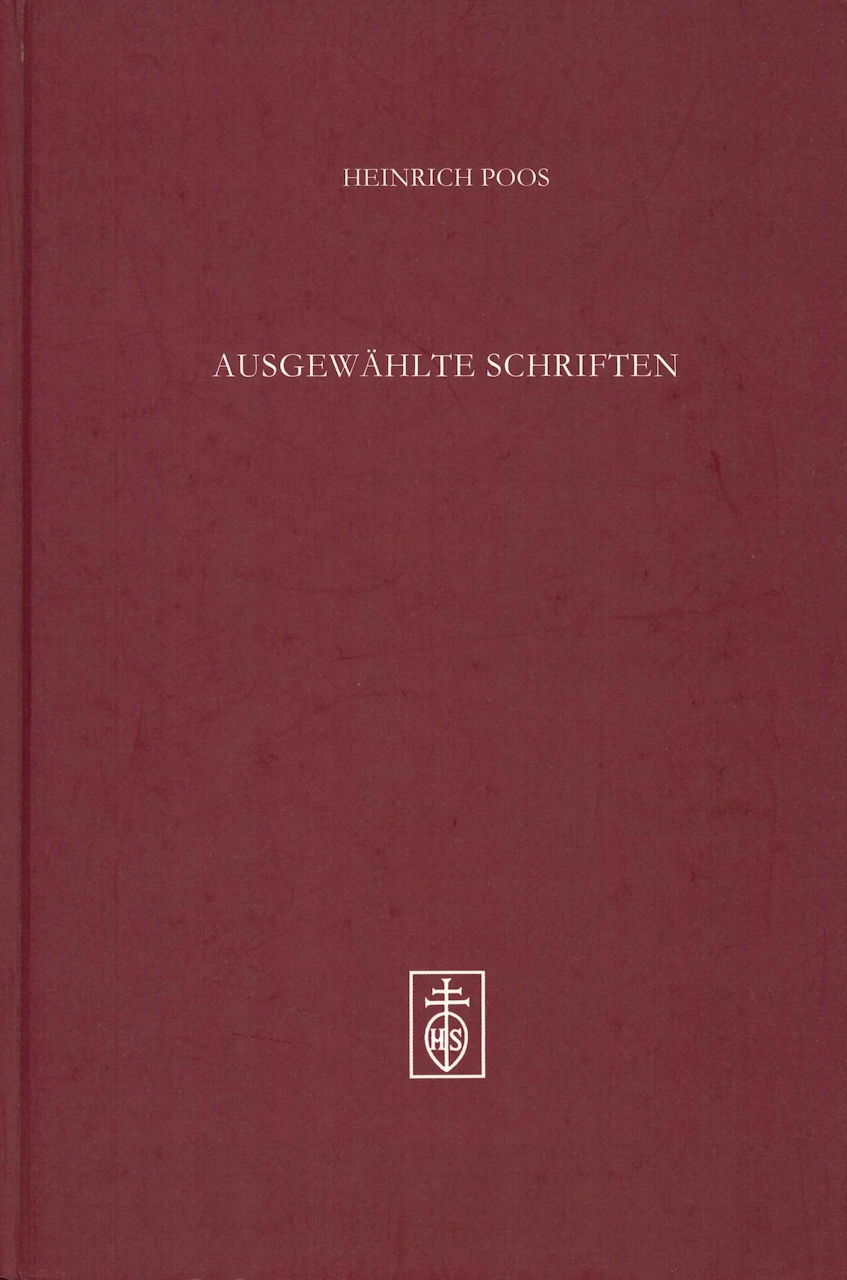 Poos, Ausgewahlte Schriften (Hans Schneider)