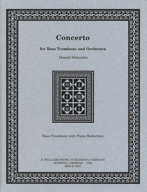 Schnyder, Concerto 'subZERO' (BTbn,Pf) (E.Williams Music/Hickey's Music Center)