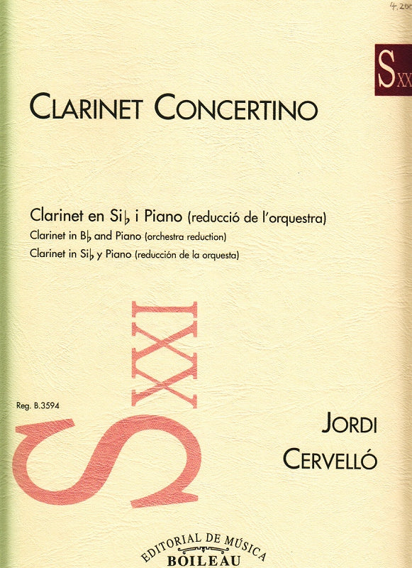 Cervello, Concertino (Boileau)