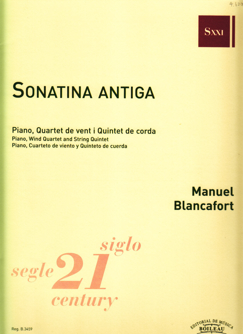 Blancafort, Sonatina antiga (Boileau)