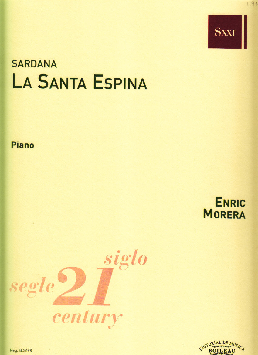 Morera, La Santa Espina. Sardana (Boileau)