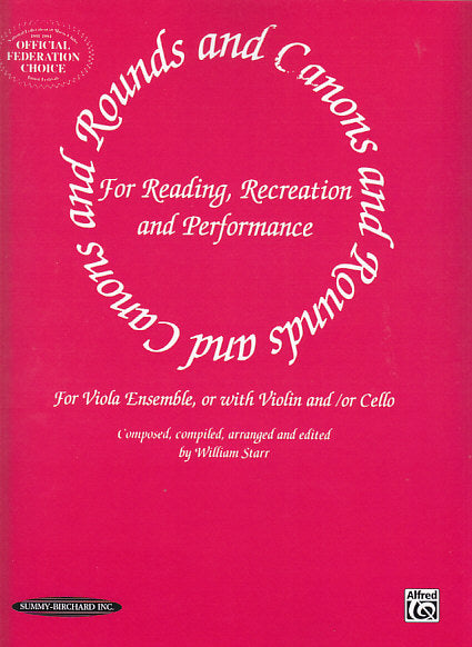 Rounds and Canons for Reading, Recreatio (Alfred)