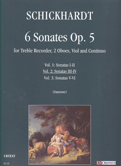 Schickhardt, Sonates op. 5, 2: III, IV (Ut Orpheus)