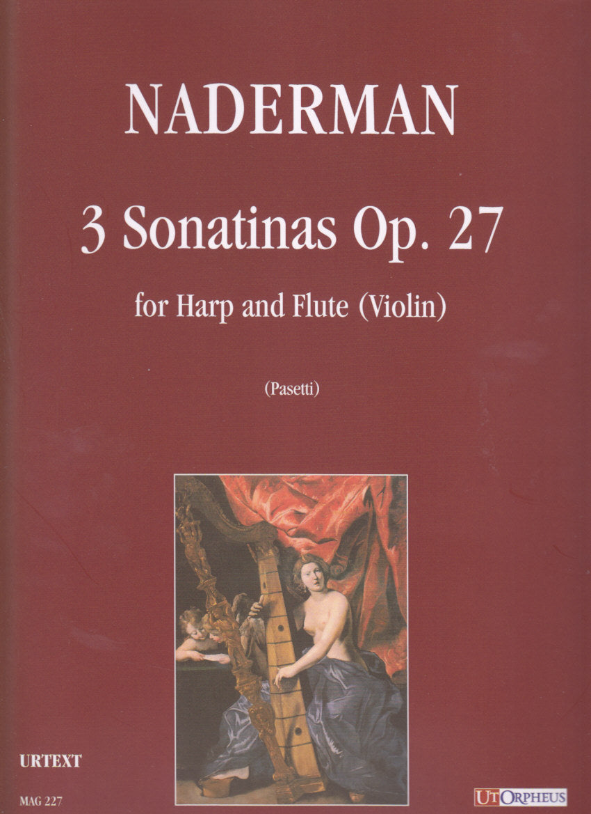 Naderman, Sonatinas op. 27 (Hrp,Fl/Vn) (Ut Orpheus)