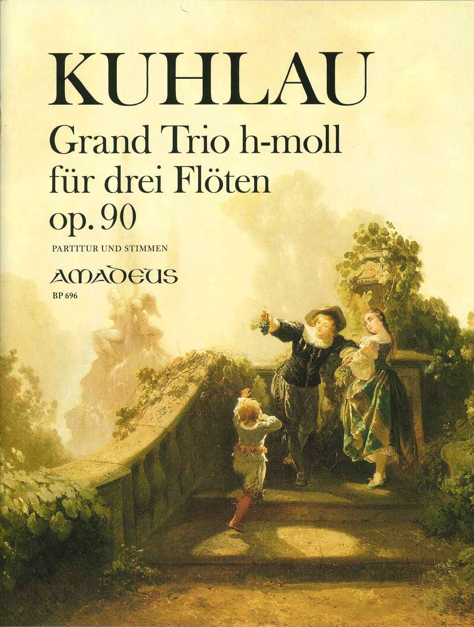 Kuhlau, Grand Trio op. 90 in b min. 3Fl (Amadeus Verlag)