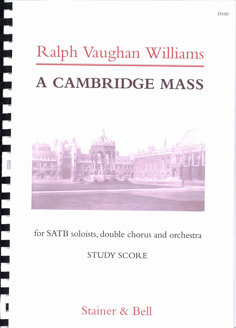 Vaughan Williams, Cambridge Mass (Stainer & Bell)
