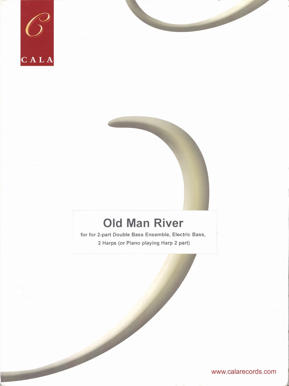 Kern, Old Man River (2CB,Bs,2Hrp/Pf) (Cala Music Pub.)