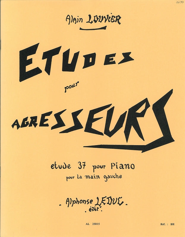 Louvier, Etudes pour agresseurs (Leduc)