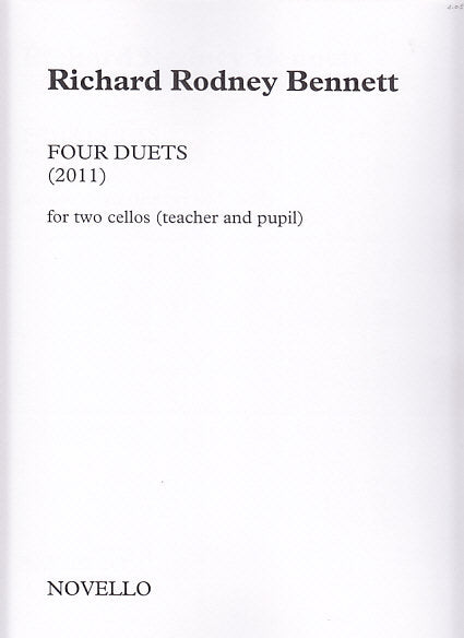 Bennett, 4 Duets (2011) (2Vc) (Novello)