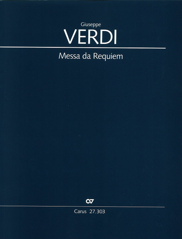 Verdi, Messa da Requiem (paper) (Carus)