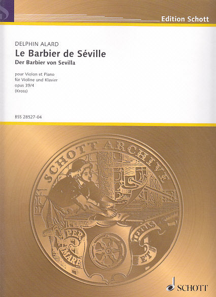 Alard, Barbier de Seville, Fantaisie (Schott)