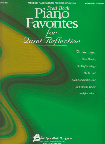 Fred Bock Piano Favorites for Quiet (Fred Bock Music/Hal Leonard)